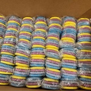 10 New 4-Pack Bombas Women's Lightweight No Show Socks Mixed Bright Colors Med